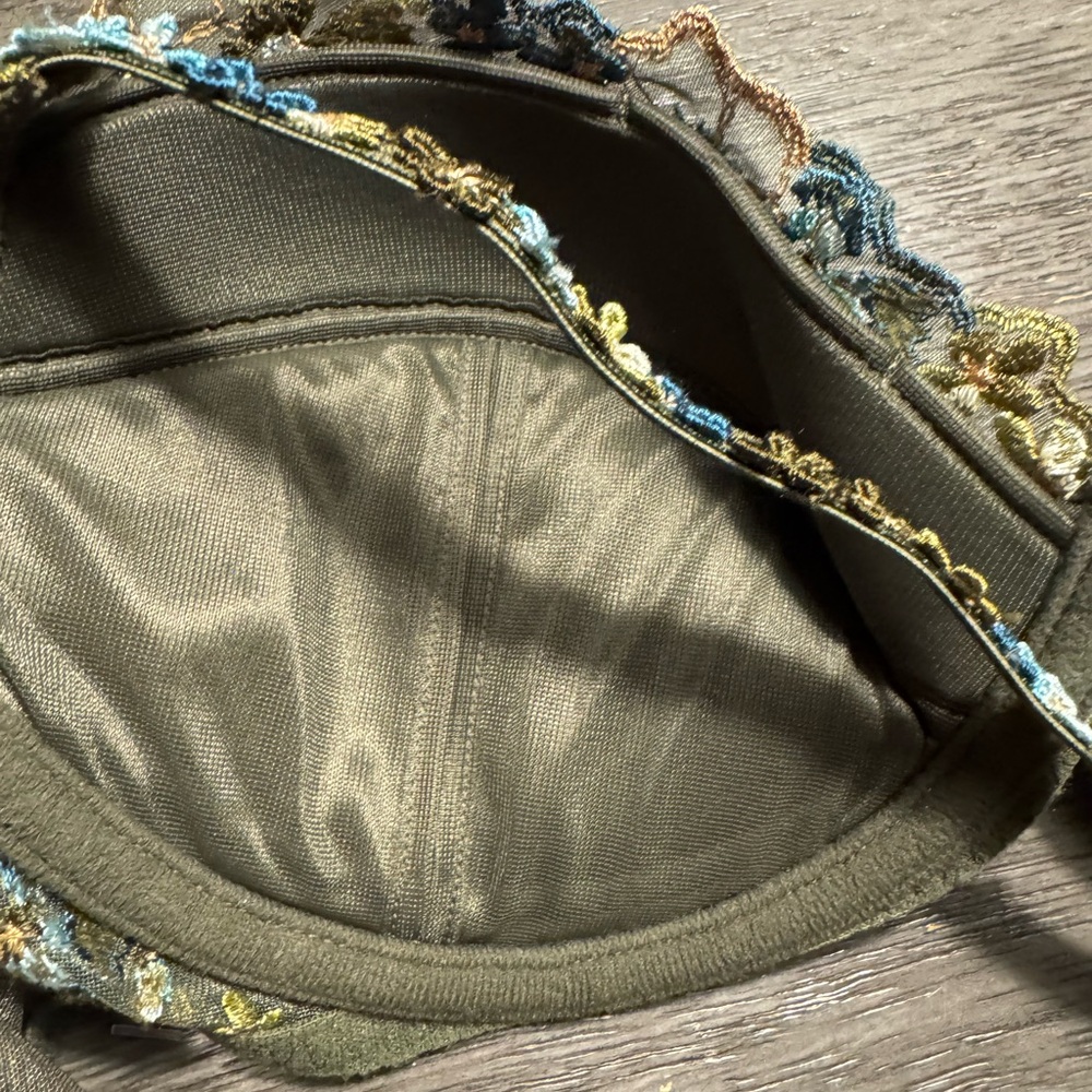 Marie Jo women’s Elegant Green Floral  Embroidered Bra size UK 38B NWT - Picture 6 of 8